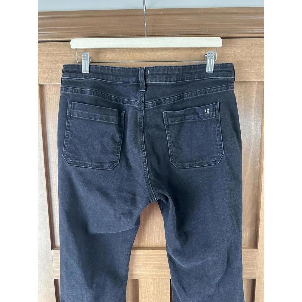 PILCRO Anthropologie The Icon Flare Jeans Mid Rise Black Wash Women’s size 32 - Picture 6 of 15